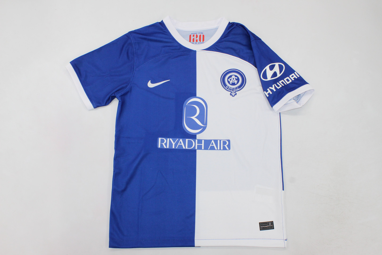 AAA Quality Atletico Madrid 23/24 Away Blue/White Soccer Jersey